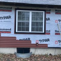 Full Roof Replacement and Red Siding Job in Fayette